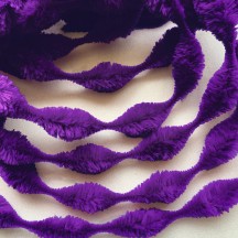 2-1/2" Bump Chenille in Violet Purple ~ 1 yd.